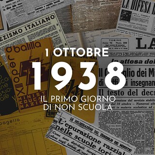 Copertina 1° ottobre 1938: Il primo giorno di non scuola
